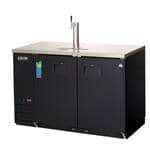 Everest Refrigeration EBD2-BB-24 1 Tap 1/2 Barrel Draft Beer Cooler - Black, 1 Keg Capacity, 115 Volts