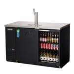 Everest Refrigeration EBD2-BBG-24 1 Tap 1/2 Barrel Draft Beer Cooler - Black, 1 Keg Capacity, 115 Volts