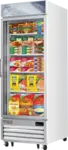 Everest Refrigeration EMGF23 29.13'' 23.0 cu. ft. 1 Section White Glass Door Merchandiser Freezer
