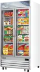 Everest Refrigeration EMGF36 41'' 36.0 cu. ft. 2 Section White Glass Door Merchandiser Freezer