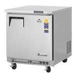 Everest Refrigeration ETBF1 27.75'' 1 Section Undercounter Freezer with 1 Right Hinged Solid Door and Front Breathing Compressor
