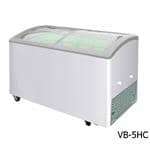 Excellence VB-5HC VB Sliding Curved Lid Freezer/Ice Cream Freezer with LED