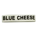 Service Ideas FBBLEUCHEESEWB Flavor Band for "BLEU CHEESE" in White