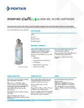 White Everpure EV4339-84 Claris Ultra 2000 Water Filter Cartridge White Everpure EV4339-84 Claris Ultra 2000 Water Filter Cartridge