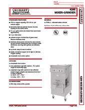Details about   HOBART 4246 Mixer Grinder Paddle/Mixing Arm 