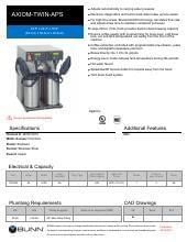 Twin APS Airpot Coffee Brewer