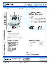 univex-dr11.specsheet.pdf