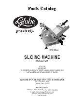 Globe Slicer Parts Manual