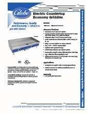 Globe PG24E_PG36E Elec Econo Countertop Griddle.pdf