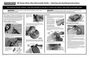 hobart and slicer and repair and manual hobart and slicer and repair and manual