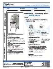 Univex SRM20.SpecSheet.pdf