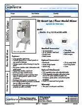 Univex SRM30+.SpecSheet.pdf