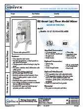 Univex SRM80+.SpecSheet.pdf