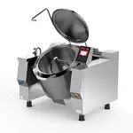 Firex UCBTE048V1 Cucimix 48 Gallon Electric Tilting Skillet Braising Pan with Programmable Contols - 208 Volts, 19.3 Kilowatts