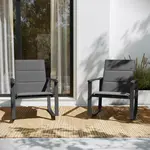 Flash Furniture 2-FV-FSC-2315N-BLK-GG Rocking Chair
