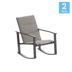 Flash Furniture 2-FV-FSC-2315N-BRN-GG Rocking Chair