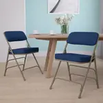 Flash Furniture 2-HA-MC320AF-NVY-GG Hercules Series Premium Folding Chair