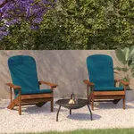 Flash Furniture 2-JJ-C14501-CSNTL-TEAK-GG Charlestown Adirondack Chair