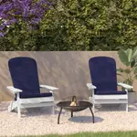 Flash Furniture 2-JJ-C14505-CSNBL-WH-GG Charlestown Folding Adirondack Chair