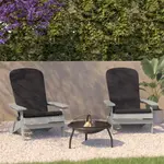 Flash Furniture 2-JJ-C14505-CSNGY-GY-GG Charlestown Folding Adirondack Chair