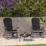 Flash Furniture 2-JJ-C14705-CSNGY-GY-GG Savannah Adirondack Rocking Chair
