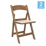 Flash Furniture 2-L-1-WG-RESIN-CHSNT-GG Hercules Series Folding Chair