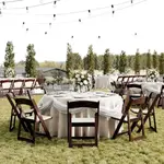 Flash Furniture 2-L-1-WG-RESIN-DKBRN-GG Hercules Series Folding Chair