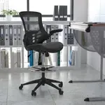 Flash Furniture BL-X-5M-D-BK-LEA-GG Chair, Swivel