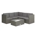 Flash Furniture BN-WS404-GY-GY-GG L-Shaped Sectional Sofa