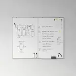 Flash Furniture BR-FMW-76122-4860-GG Hercules Series Whiteboard