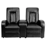 Flash Furniture BT-70259-2-BK-GG Eclipse Series Theater Seating Unit