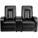 Flash Furniture BT-70259-2-P-BK-GG Eclipse Series Theater Seating Unit