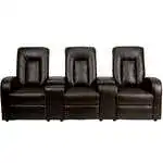 Flash Furniture BT-70259-3-BRN-GG Eclipse Series Theater Seating Unit