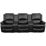Flash Furniture BT-70295-3-BK-GG Allure Series Theater Seating Unit