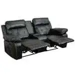 Flash Furniture BT-70530-2-BK-GG Reel Comfort Series Theater Seating Unit