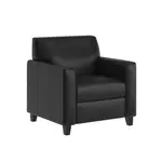 Flash Furniture BT-827U-1-BK-GG Reception Chair