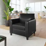 Flash Furniture BT-827U-1-BK-GG Reception Chair