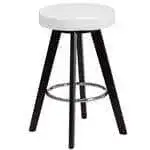 Flash Furniture CH-152600-WH-VY-GG Trenton Series Bar Stool