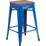 Flash Furniture CH-31320-24-BL-WD-GG Bar Stool