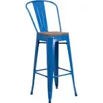 Flash Furniture CH-31320-30GB-BL-WD-GG Bar Stool