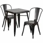 Flash Furniture CH-31330-2-30-BQ-GG Table and Chair Set