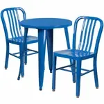 Flash Furniture CH-51080TH-2-18VRT-BL-GG Table and Chair Set