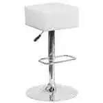 Flash Furniture CH-82058-4-WH-GG Swivel Bar Stool