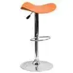 Flash Furniture CH-TC3-1002-ORG-GG Swivel Bar Stool