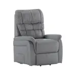 Flash Furniture CH-US-153062L-GY-LEA-GG Hercules Series Recliner