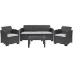 Flash Furniture DAD-SF-113T-DKGY-GG Sofa Seating, Outdoor