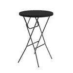 Flash Furniture DAD-YCZ-80R-2-BAR-BLK-GG Folding Table