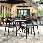 Flash Furniture DHF-340-APP-BLK-GG Patio Chair