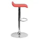 Flash Furniture DS-801-CONT-RED-GG Swivel Bar Stool