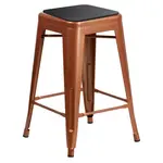 Flash Furniture ET-BT3503-24-POC-PL2B-GG Kai Stool